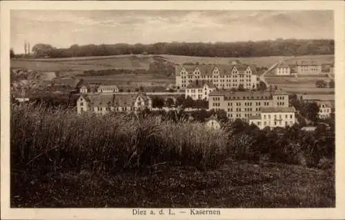 Ak Diez an der Lahn, Kasernen