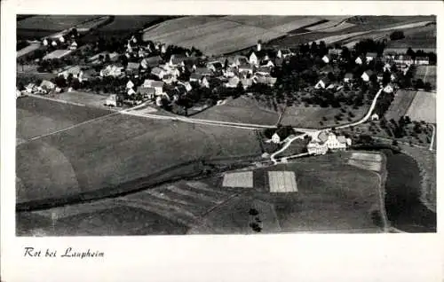 Ak Rot (bei Laupheim) Burgrieden in Oberschwaben Württemberg, Fliegeraufnahme