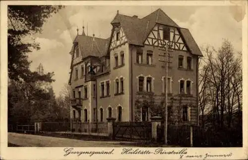 Ak Georgensgmünd in Mittelfranken, Heilstätte Privatvilla