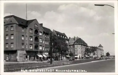Foto Ak Berlin Spandau Siemensstadt, Nonnendammallee