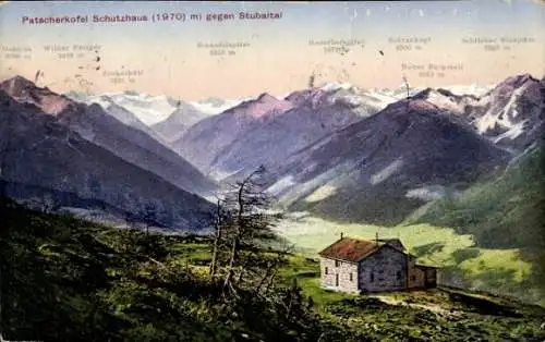 Ak Innsbruck Tirol, Patscherkofel, Kaiser Franz Josef Schutzhaus, Patscherkofel Schutzhaus, Gebir