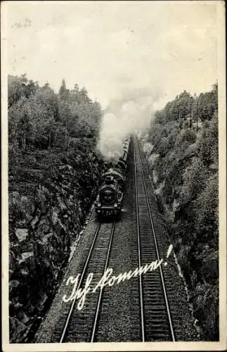Ak Ich komme, Deutsche Eisenbahn, Dampflokomotive