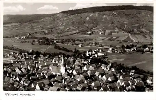 Ak Horrheim Vaihingen an der Enz, Fliegeraufnahme