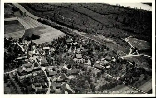 Ak Würding Bad Füssing in Niederbayern, Luftbild