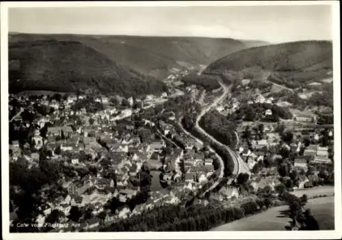 Ak Calw im Schwarzwald, Fliegeraufnahme
