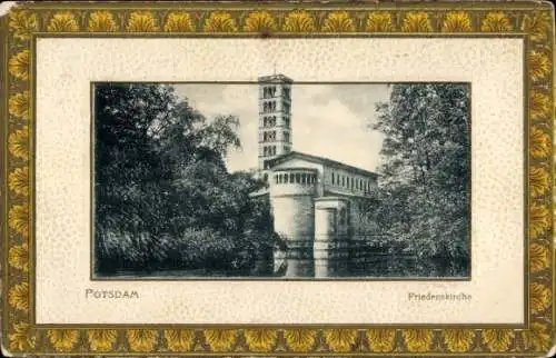 Präge Passepartout Ak Potsdam, Friedenskirche
