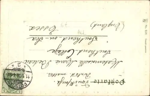 Präge Passepartout Ak Potsdam, Panorama, Nicolaikirche