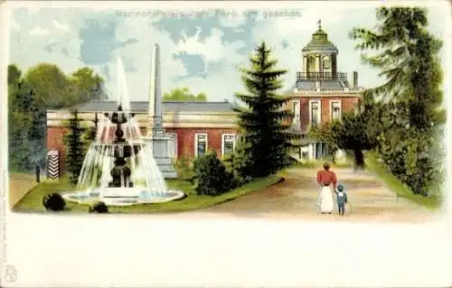 Litho Potsdam, Marmor Palais, Park