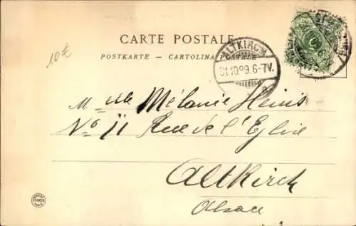 Litho Napoleon zu Pferde, The Century Magazine