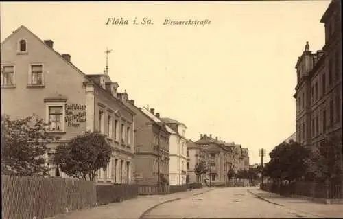 Ak Flöha in Sachsen, Bismarckstraße