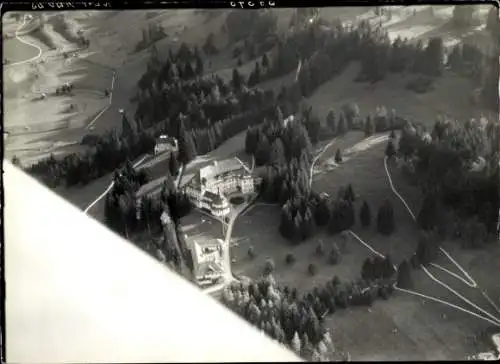 Ak Schorndorf im Remstal Württemberg, Das Bild zeigt eine Luftaufnahme des Hotels.