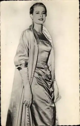 Ak Schauspielerin Grace Kelly, Portrait im Kleid