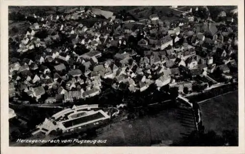 Ak Herzogenaurach in Mittelfranken, Fliegeraufnahme