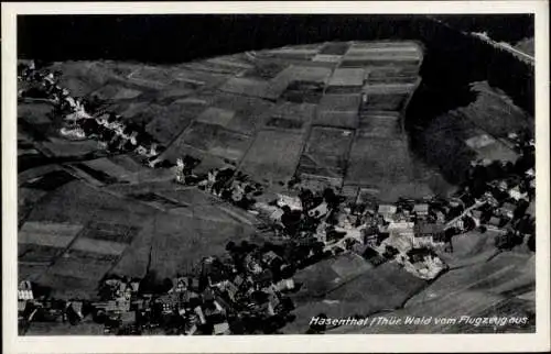 Ak Hasenthal Sonneberg in Thüringen, Fliegeraufnahme