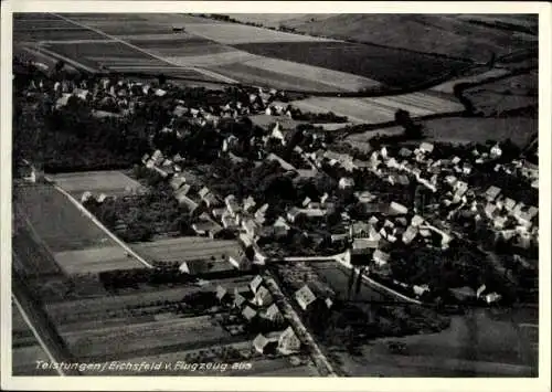 Ak Teistungen im Eichsfeld Thüringen, Fliegeraufnahme