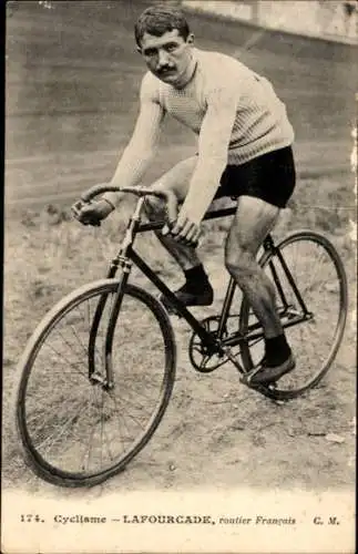 Ak Radrennsport, Radrennfahrer Lafourcade, französischer Straßenfahrer