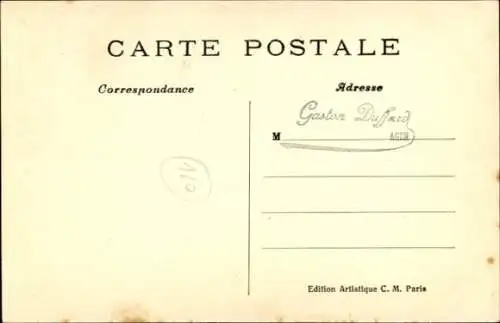 Ak Radrennsport, Radrennfahrer Duboc, Radrennbahn