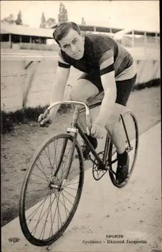 Ak Radrennsport, Radrennfahrer Edmond Jacquelin