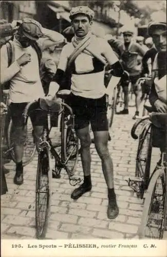 Ak Radrennsport, Radrennfahrer Pélissier, Frankreich