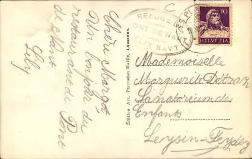 Ak Armaillis, Schweizer Tracht, Wasserbrunnen