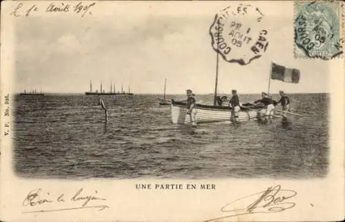 Ak Rettungsboot, Matrosen