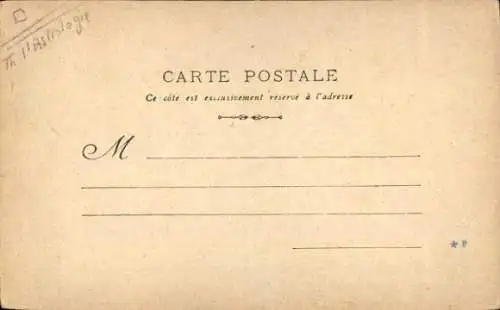 CPA La Bonne Aventure, Wahrsagerin