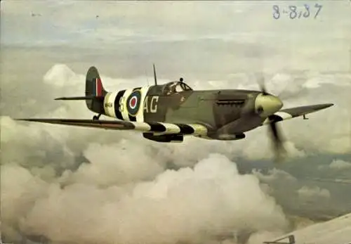 Ak Supermarine Spitfire IX MH434, Jagdflugzeug