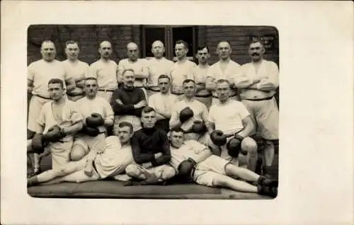 Foto Ak Boxer, Gruppenbild