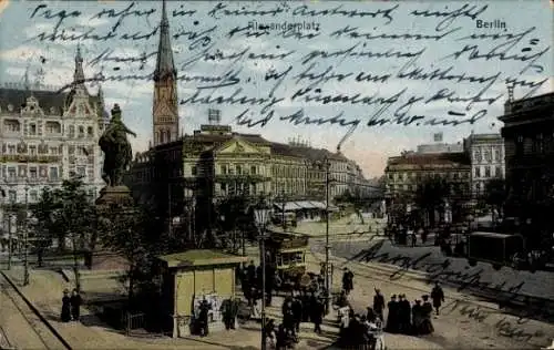 Ak Berlin Mitte, Alexanderplatz