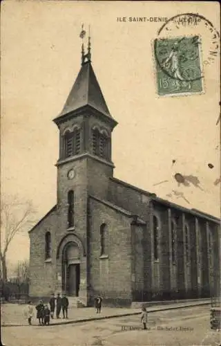 Ak Ile Saint Denis Seine Saint Denis, Kirche
