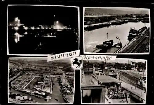 Ak Stuttgart am Neckar, Neckarhafen
