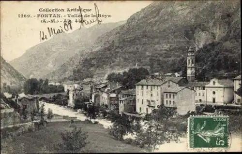 Ak Fontan Alpes Maritimes, Vallee de la Roye