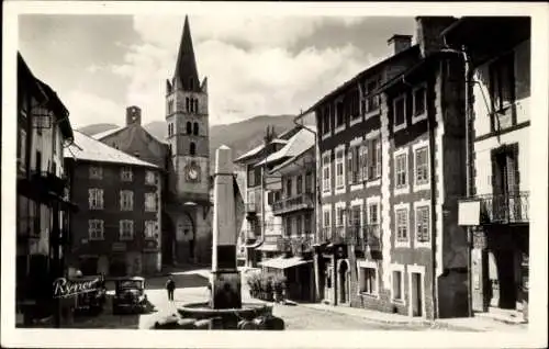 Ak Guillestre Hautes Alpes, Place Albert