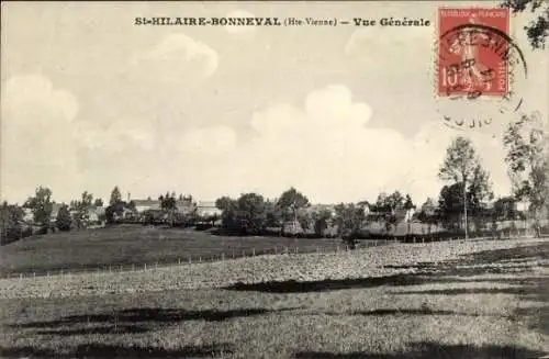 Ak St-Hilaire-Bonneval Haute Vienne, Gesamtansicht
