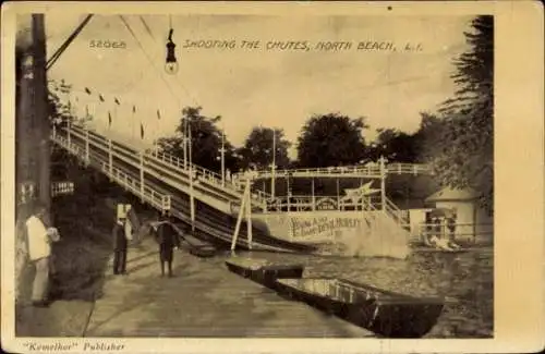 Ak North Beach USA, Shooting the chutes