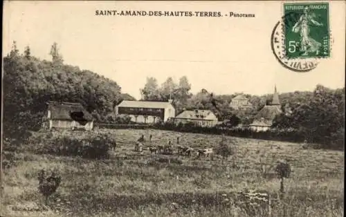 CPA Saint Amand des Haute Terres Eaux Nord, Panorama