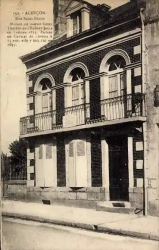 Ak Alencon Orne, Straßenansicht, Rue Saint Blase