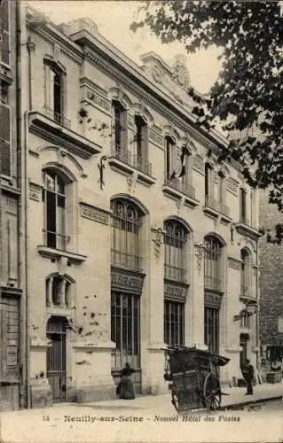 CPA Neuilly sur Seine, Nouvel Hôtel des Postes