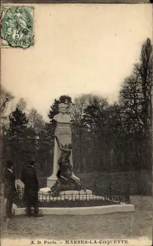 CPA Marnes la Coquette Hauts de Seine, Monument