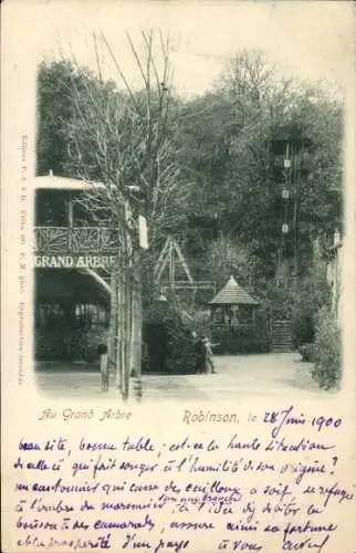 Ak Robinson Hauts de Seine,  "Au Grand Arbre"