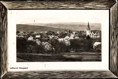 Ak Rengsdorf im Westerwald, Panoramaansicht, Kirchengebäude,  Luftkurort