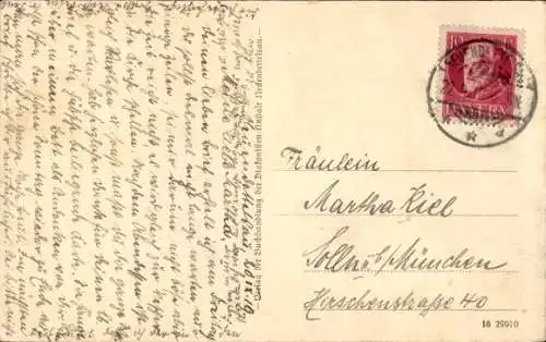 Ak Neuendettelsau in Mittelfranken, Höhere Mädchenschule