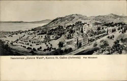Ak Mörschwil Kanton St. Gallen, Sanatorium Untere Waid