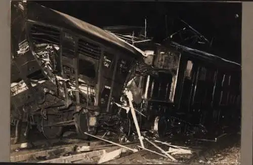 Foto Französische Eisenbahn, Eisenbahn-Unglück