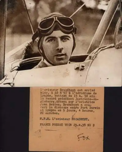 Foto Aviation, Aviateur Broadbent