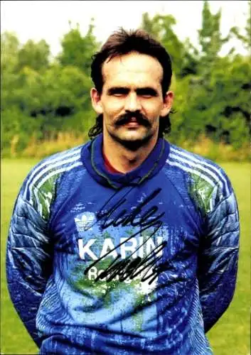 Autogrammkarte Fußballer Mike Probst, SpVgg Unterhaching, Autogramm