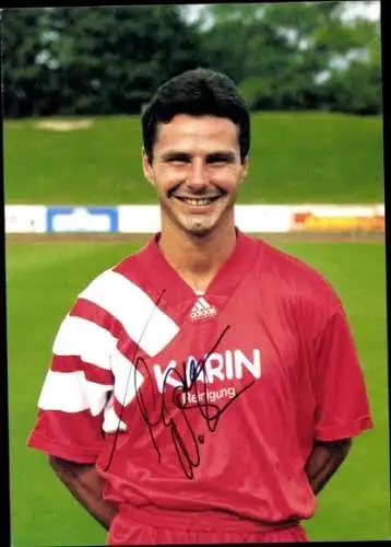 Autogrammkarte Fußballer Thomas Niklaus, SpVgg Unterhaching, Autogramm