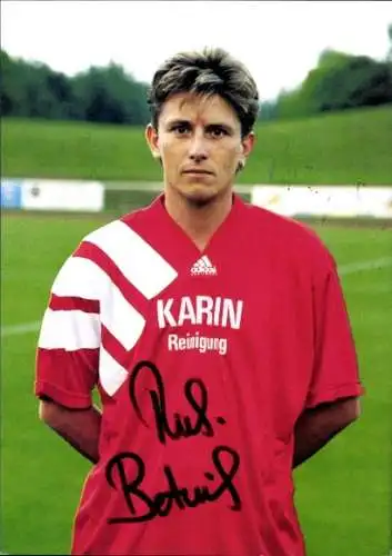 Autogrammkarte Fußballer Reinhold Betzendörfer, SpVgg Unterhachin, Autogramm