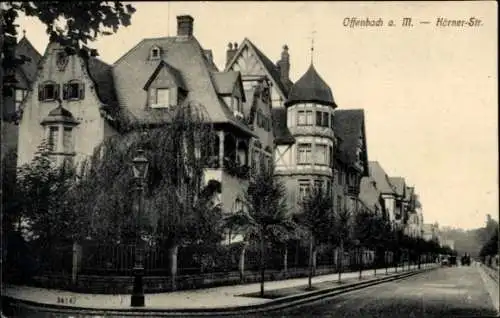 Ak Offenbach am Main Hessen, Körnerstraße