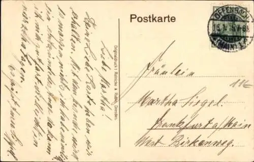 Ak Offenbach am Main Hessen, Körnerstraße